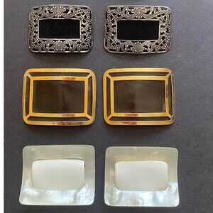 Vintage Shoe Clips Set of Four